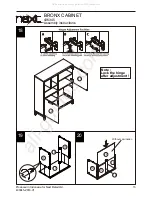 Предварительный просмотр 16 страницы Next BRONX 436345 Assembly Instructions Manual