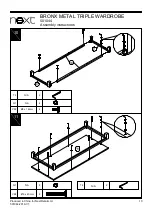 Предварительный просмотр 11 страницы Next BRONX 501044 Assembly Instructions Manual