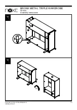 Предварительный просмотр 13 страницы Next BRONX 501044 Assembly Instructions Manual