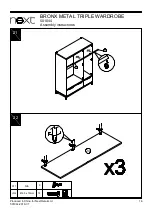 Предварительный просмотр 17 страницы Next BRONX 501044 Assembly Instructions Manual