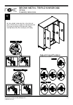 Предварительный просмотр 18 страницы Next BRONX 501044 Assembly Instructions Manual