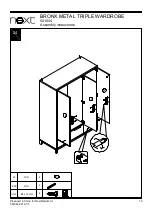 Предварительный просмотр 19 страницы Next BRONX 501044 Assembly Instructions Manual