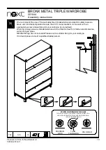 Предварительный просмотр 20 страницы Next BRONX 501044 Assembly Instructions Manual