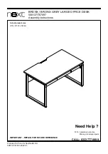 Preview for 1 page of Next Bronx 508137 Assembly Instructions Manual