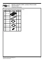 Preview for 4 page of Next Bronx 508137 Assembly Instructions Manual