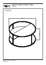 Предварительный просмотр 9 страницы Next BRONX 604206 Assembly Instructions Manual