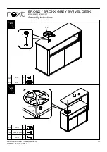 Предварительный просмотр 18 страницы Next BRONX 618186 Assembly Instructions Manual