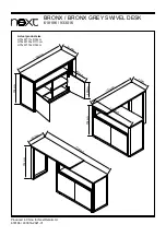 Предварительный просмотр 22 страницы Next BRONX 618186 Assembly Instructions Manual