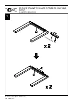 Предварительный просмотр 8 страницы Next BRONX 635747 Assembly Instructions Manual