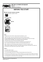 Preview for 2 page of Next BRONX 936479 Assembly Instructions Manual