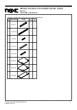 Предварительный просмотр 4 страницы Next BRONX 992151 Assembly Instructions Manual