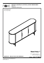 Preview for 1 page of Next BRONX & MARBLE M50775 Assembly Instructions Manual