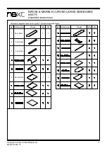 Preview for 4 page of Next BRONX & MARBLE M50775 Assembly Instructions Manual