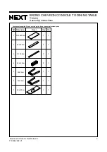 Preview for 4 page of Next BRONX CHEVRON T10404 Assembly Instructions Manual