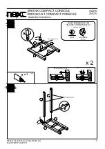 Предварительный просмотр 6 страницы Next BRONX COMPACT CONSOLE 942438 Assembly Instructions Manual