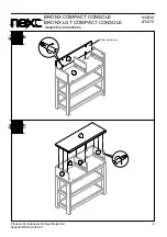 Предварительный просмотр 9 страницы Next BRONX COMPACT CONSOLE 942438 Assembly Instructions Manual