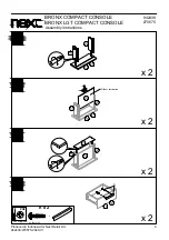 Предварительный просмотр 10 страницы Next BRONX COMPACT CONSOLE 942438 Assembly Instructions Manual