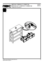 Предварительный просмотр 11 страницы Next BRONX COMPACT CONSOLE 942438 Assembly Instructions Manual