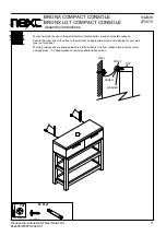 Предварительный просмотр 12 страницы Next BRONX COMPACT CONSOLE 942438 Assembly Instructions Manual