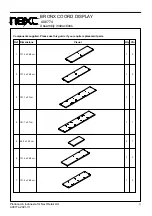 Preview for 4 page of Next BRONX COORD DISPLAY A06774 Assembly Instructions Manual