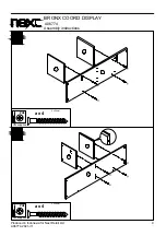 Preview for 10 page of Next BRONX COORD DISPLAY A06774 Assembly Instructions Manual