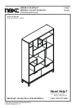 Preview for 1 page of Next BRONX DISPLAY 178407 Assembly Instructions Manual