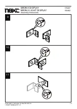 Preview for 11 page of Next BRONX DISPLAY 178407 Assembly Instructions Manual