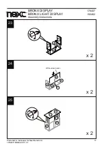 Preview for 18 page of Next BRONX DISPLAY 178407 Assembly Instructions Manual