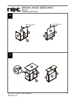 Предварительный просмотр 11 страницы Next BRONX LARGE SIDEBOARD Assembly Instructions Manual