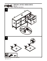 Предварительный просмотр 12 страницы Next BRONX LARGE SIDEBOARD Assembly Instructions Manual