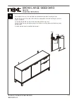 Предварительный просмотр 14 страницы Next BRONX LARGE SIDEBOARD Assembly Instructions Manual