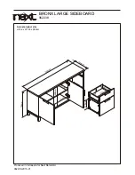 Предварительный просмотр 15 страницы Next BRONX LARGE SIDEBOARD Assembly Instructions Manual