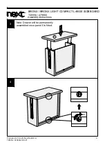 Preview for 8 page of Next BRONX LIGHT A79660 Assembly Instructions Manual