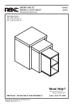 Next BRONX LIGHT NEST 198576 Assembly Instructions Manual preview