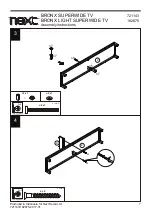 Предварительный просмотр 8 страницы Next BRONX LIGHT SUPERWIDE TV 182675 Assembly Instructions Manual