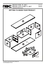 Preview for 3 page of Next BRONX LIGHT WIDE TV UNIT 808506 Assembly Instructions Manual