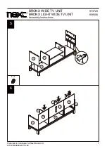 Preview for 8 page of Next BRONX LIGHT WIDE TV UNIT 808506 Assembly Instructions Manual