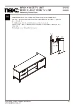 Preview for 13 page of Next BRONX LIGHT WIDE TV UNIT 808506 Assembly Instructions Manual