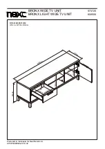 Preview for 14 page of Next BRONX LIGHT WIDE TV UNIT 808506 Assembly Instructions Manual