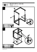 Preview for 7 page of Next BRONX METAL SLIM BS 554153 Assembly Instructions Manual