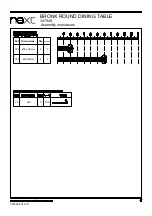 Preview for 5 page of Next BRONX ROUND DINING TABLE 307948 Assembly Instructions Manual