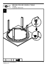 Preview for 7 page of Next BRONX ROUND DINING TABLE 307948 Assembly Instructions Manual