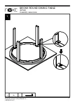 Preview for 8 page of Next BRONX ROUND DINING TABLE 307948 Assembly Instructions Manual