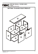 Предварительный просмотр 3 страницы Next BRONX SMALL SIDEBOARD 194648 Assembly Instructions Manual