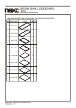 Предварительный просмотр 4 страницы Next BRONX SMALL SIDEBOARD 194648 Assembly Instructions Manual