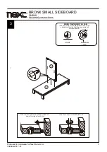 Предварительный просмотр 7 страницы Next BRONX SMALL SIDEBOARD 194648 Assembly Instructions Manual