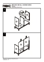 Предварительный просмотр 8 страницы Next BRONX SMALL SIDEBOARD 194648 Assembly Instructions Manual