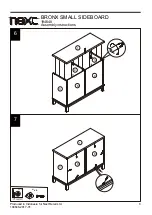 Предварительный просмотр 9 страницы Next BRONX SMALL SIDEBOARD 194648 Assembly Instructions Manual