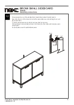 Предварительный просмотр 12 страницы Next BRONX SMALL SIDEBOARD 194648 Assembly Instructions Manual