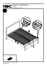 Предварительный просмотр 11 страницы Next BRONX STANDARD BED 840501 Assembly Instructions Manual